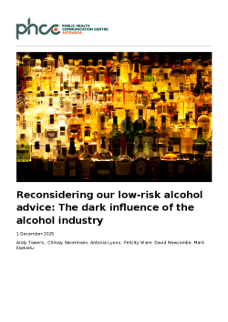 Reconsidering our low-risk alcohol advice_ The dark influence of the alcohol industry